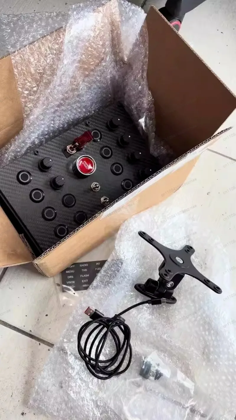 Truck Simulator Button Box, Center Console Control Panel for Euro Truck American Truck, Sim Racing USB Controller
Truck Simulator Button Box, Center Console Control Panel for Euro Truck American Truck, Sim Racing USB Controller