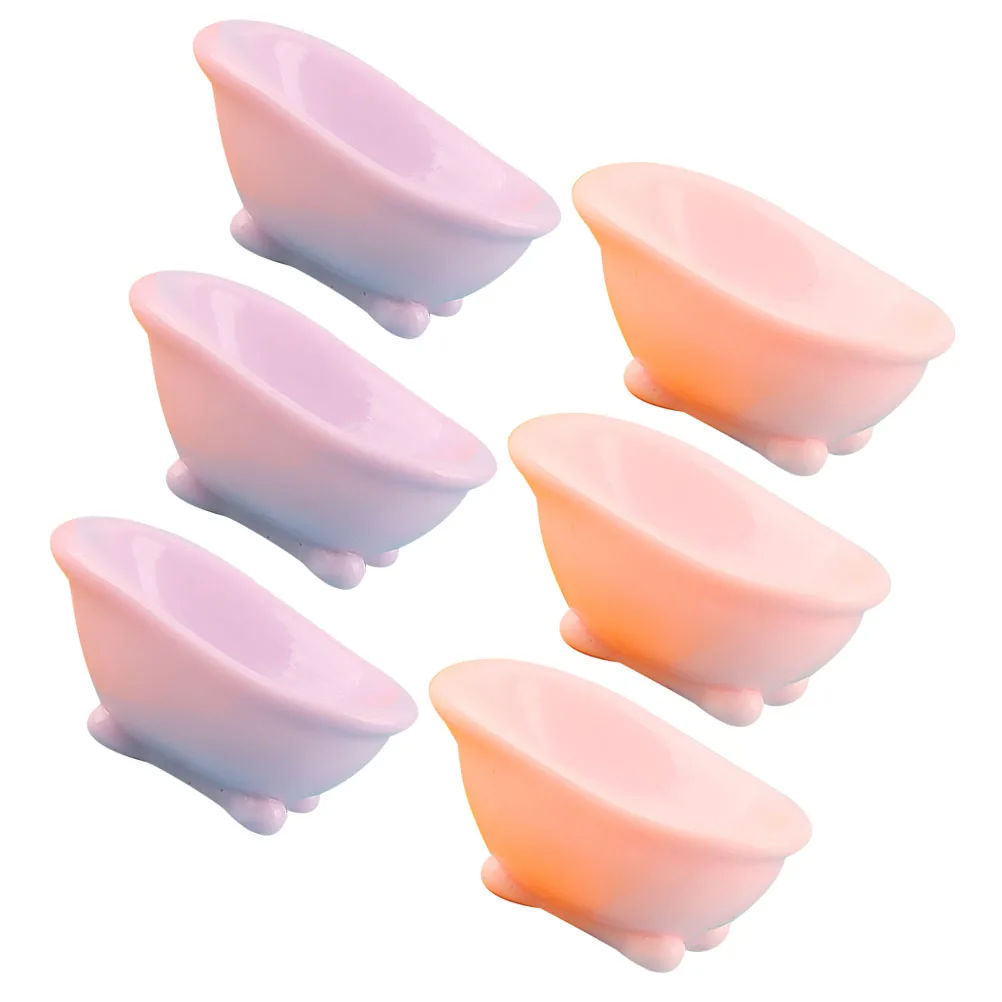 6 Pcs Miniature Washing Bathtub House Bathroom Accessories Resin Material Lifelike 3D Decor Ornament Compact Design
6 Pcs Miniature Washing Bathtub House Bathroom Accessories Resin Material Lifelike 3D Decor Ornament Compact Design