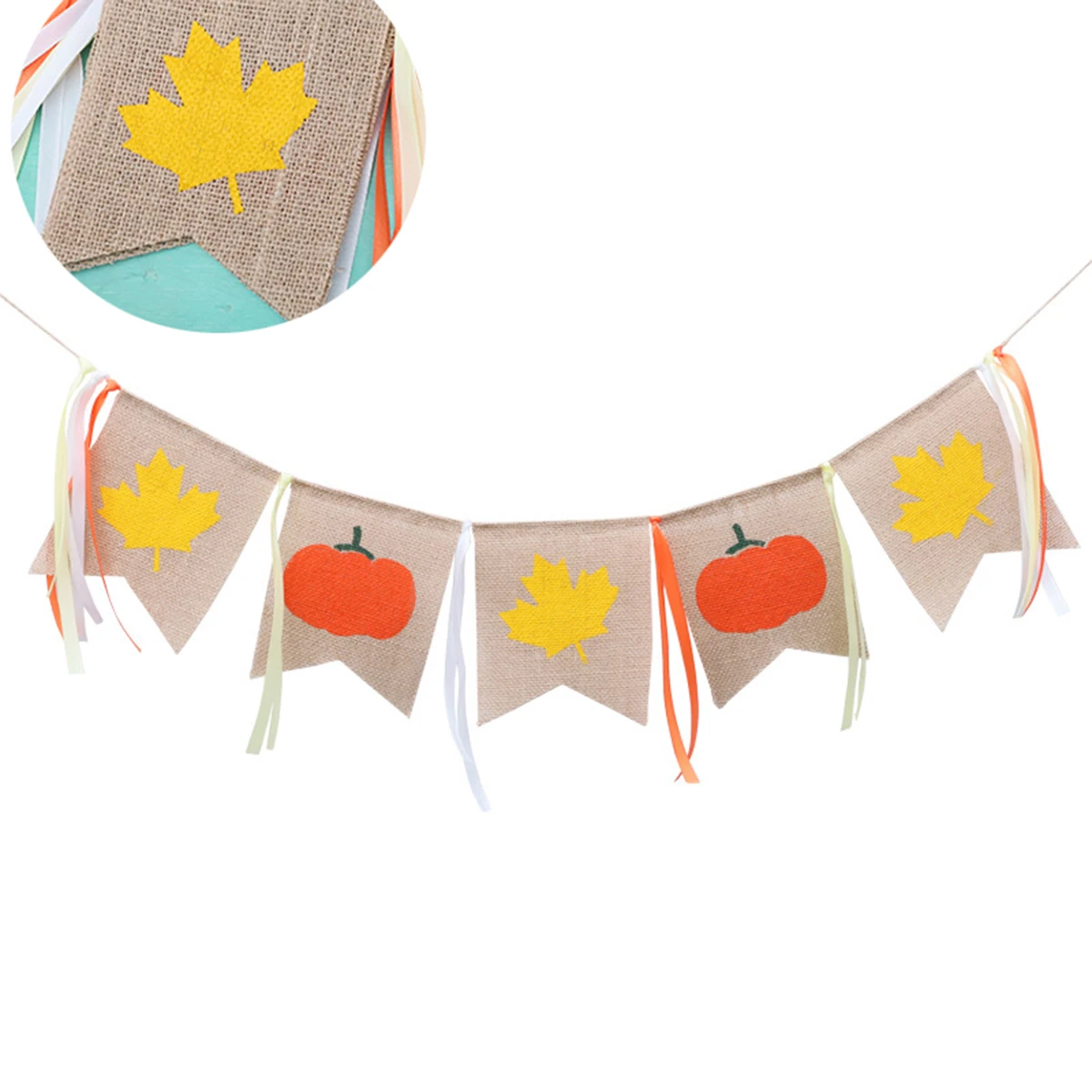 Halloween Linen Banner 2M Pull Flags Pumpkin Maple Leaf Indoor Outdoor Wall Window Festive Garland 
Halloween Linen Banner 2M Pull Flags Pumpkin Maple Leaf Indoor Outdoor Wall Window Festive Garland