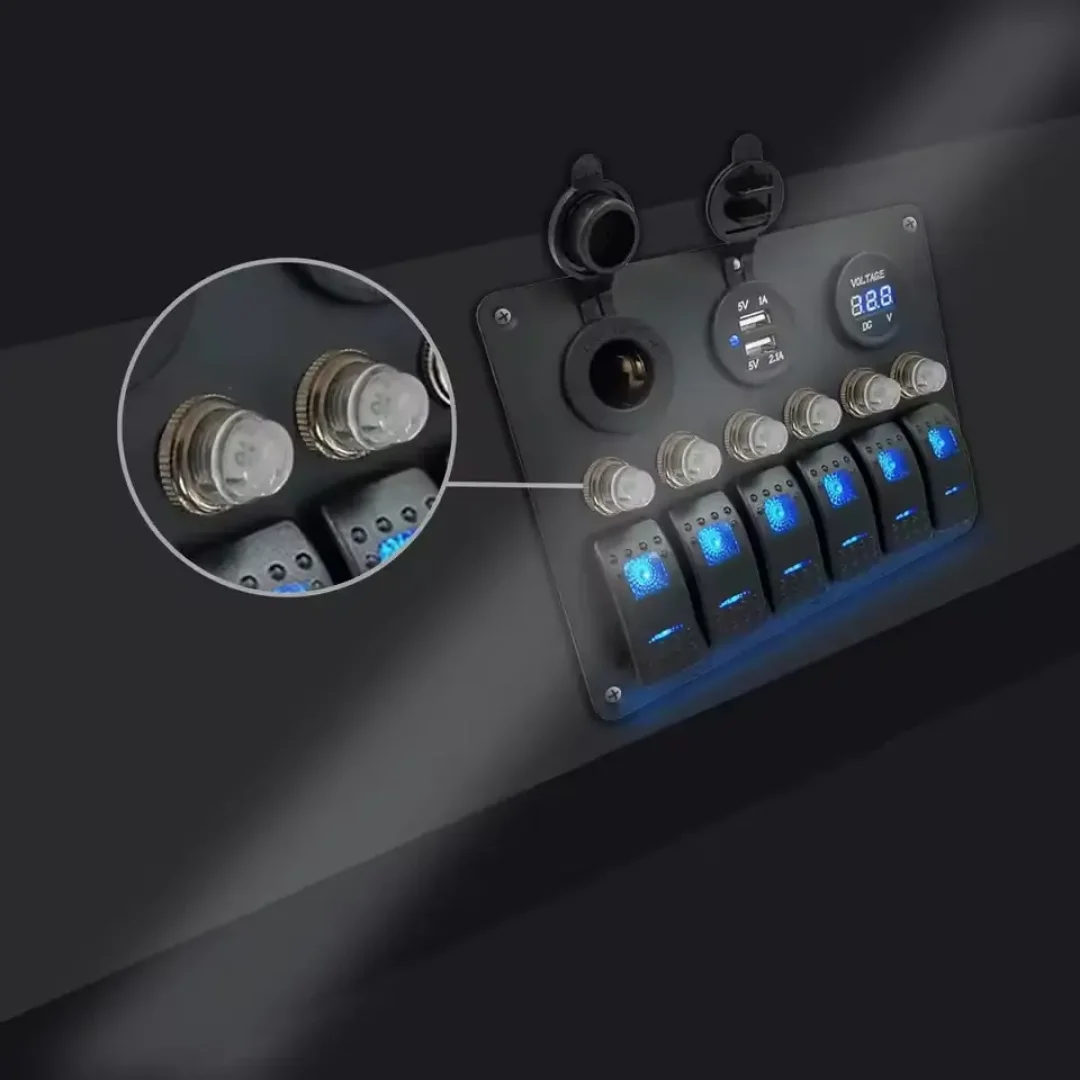 L2 Thermal Circuit Breaker Resettable Current Overload Protector Manual Reset Panel Mount Waterproof Cap Fuse Electrical Systems
L2 Thermal Circuit Breaker Resettable Current Overload Protector Manual Reset Panel Mount Waterproof Cap Fuse Electrical Systems