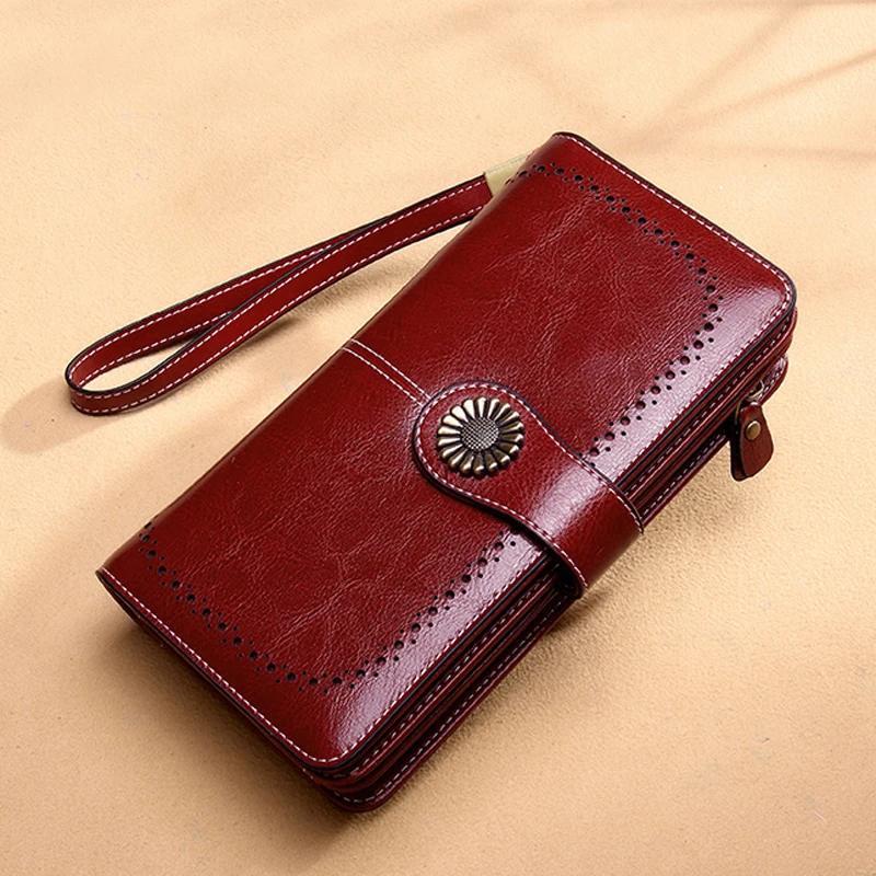 Fashion Retro Women Clutch Leather Wallet Female Long Wallet Women Zipper Purse Strap Money Bag Purse for Iphone Carteira
Fashion Retro Women Clutch Leather Wallet Female Long Wallet Women Zipper Purse Strap Money Bag Purse for Iphone Carteira