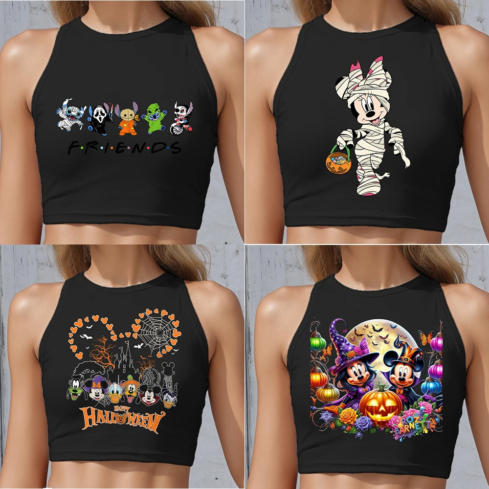 Summer Vest Bottoming Shirt One-Piece Pajamas Fashion Mickey Printed Crop Tops Sleeveless Sleep Tops Women Sleepwear
Summer Vest Bottoming Shirt One-Piece Pajamas Fashion Mickey Printed Crop Tops Sleeveless Sleep Tops Women Sleepwear