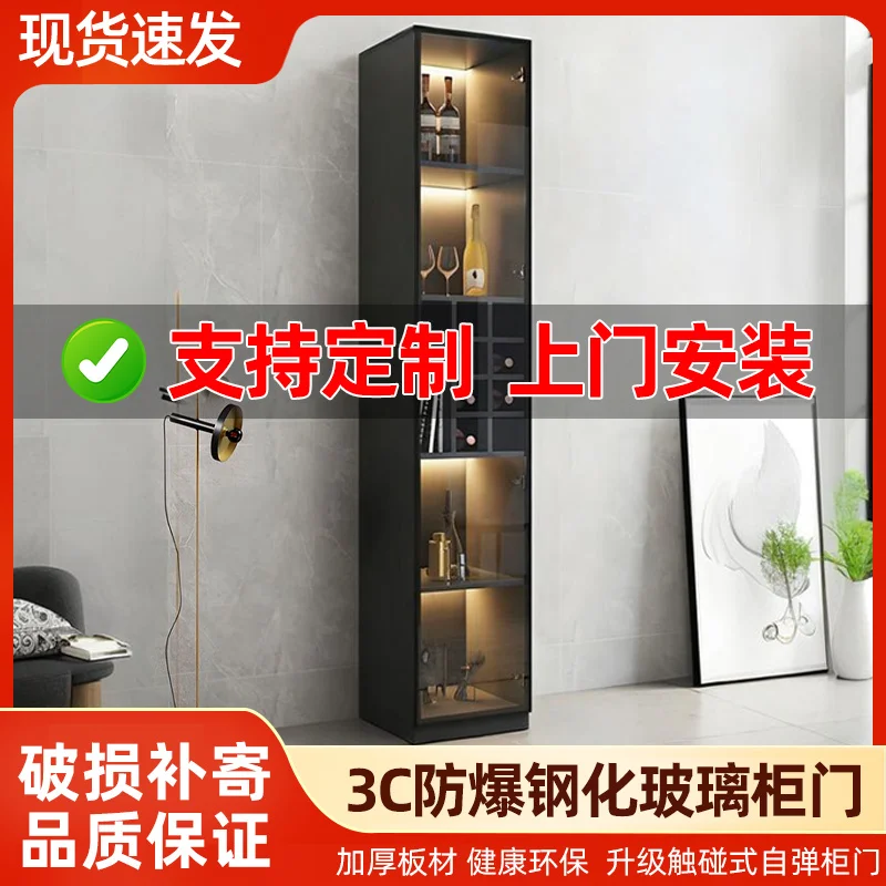 Custom European Style Ultra-thin Wine Cabinet Living Room Home Glass Door Display Cabinet with Integrated Lighting High-end Glas
Custom European Style Ultra-thin Wine Cabinet Living Room Home Glass Door Display Cabinet with Integrated Lighting High-end Glas
