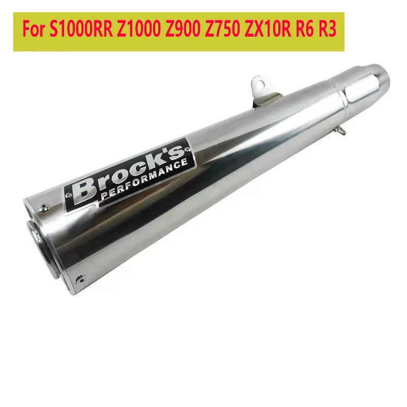 Motorcycle Exhaust51mm Universal Stainless Steel Muffler Pipe Escape Moto Scooter For Ninja400 NK250 Z650 R6 X-ADV750 Z900 Bike
Motorcycle Exhaust51mm Universal Stainless Steel Muffler Pipe Escape Moto Scooter For Ninja400 NK250 Z650 R6 X-ADV750 Z900 Bike