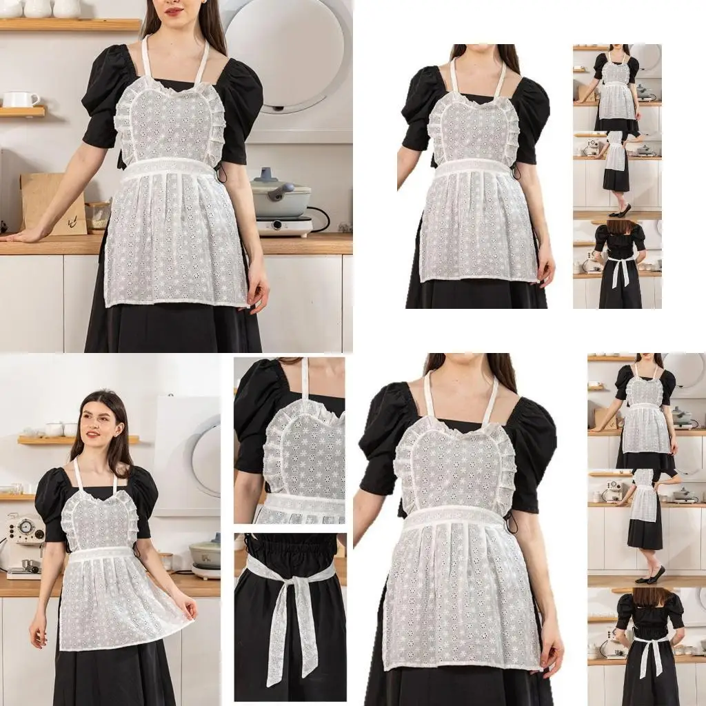 39BD Kitchen Cooking Aprons Restaurant Chefs Aprons Lovely Hollow Ruffle Aprons Gift
39BD Kitchen Cooking Aprons Restaurant Chefs Aprons Lovely Hollow Ruffle Aprons Gift