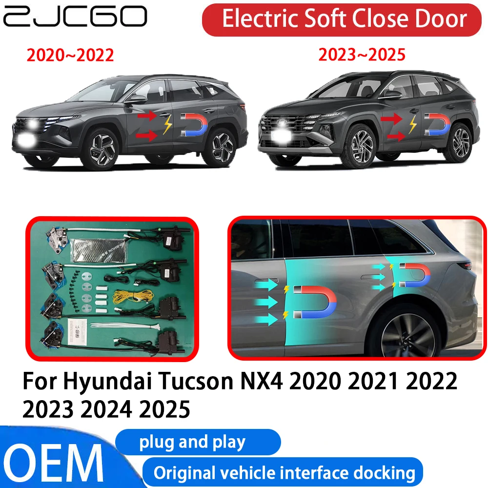 for Hyundai Tucson NX4 2020~2025 Car Automatic Electric Soft Close Door Closer System OEM Plug and Play Comfort Closing
for Hyundai Tucson NX4 2020~2025 Car Automatic Electric Soft Close Door Closer System OEM Plug and Play Comfort Closing