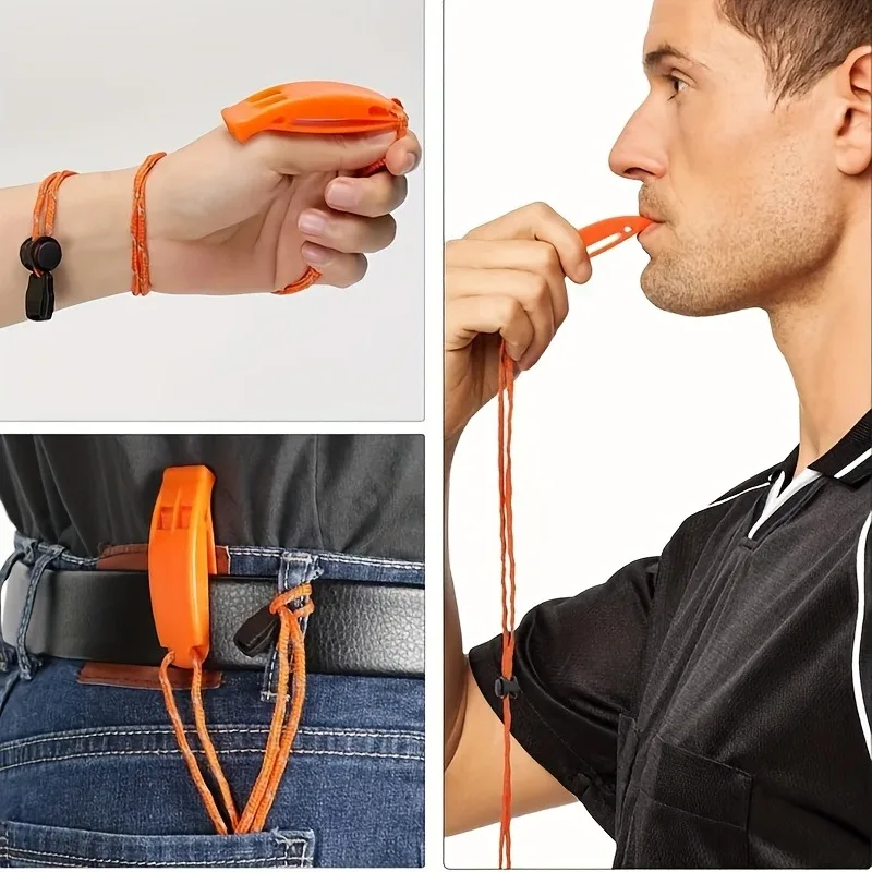 1PC Ultra-Loud Safety Emergency Whistles with Lanyard, Suitable for Kayaking, Boating, Swimming, Water Survival, Hiking, Camping, Mountaineering, And Other Scenarios
1PC Ultra-Loud Safety Emergency Whistles with Lanyard, Suitable for Kayaking, Boating, Swimming, Water Survival, Hiking, Camping, Mountaineering, And Other Scenarios