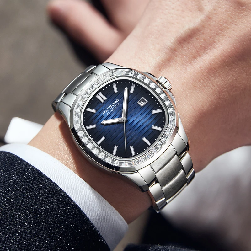 HANBORO Men's Fashion Fully Automatic Mechanical Watch
HANBORO Men's Fashion Fully Automatic Mechanical Watch