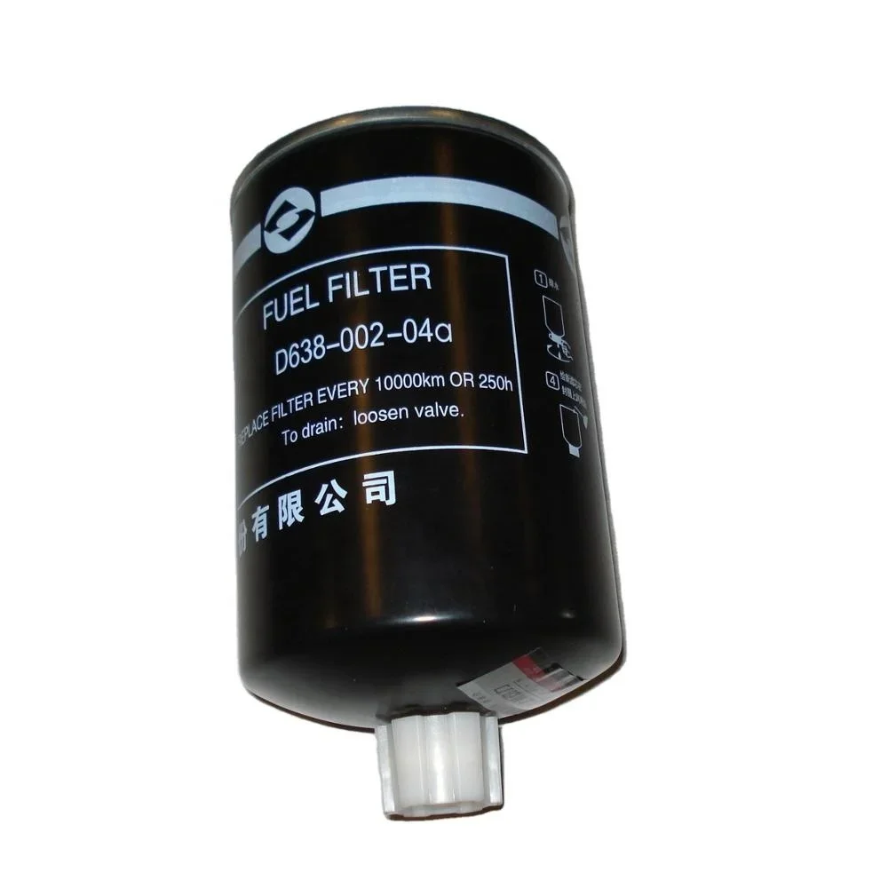 Высококачественные запасные части двигателя D638-002-04a Топливный фильтр 
Высококачественные запасные части двигателя D638-002-04a Топливный фильтр