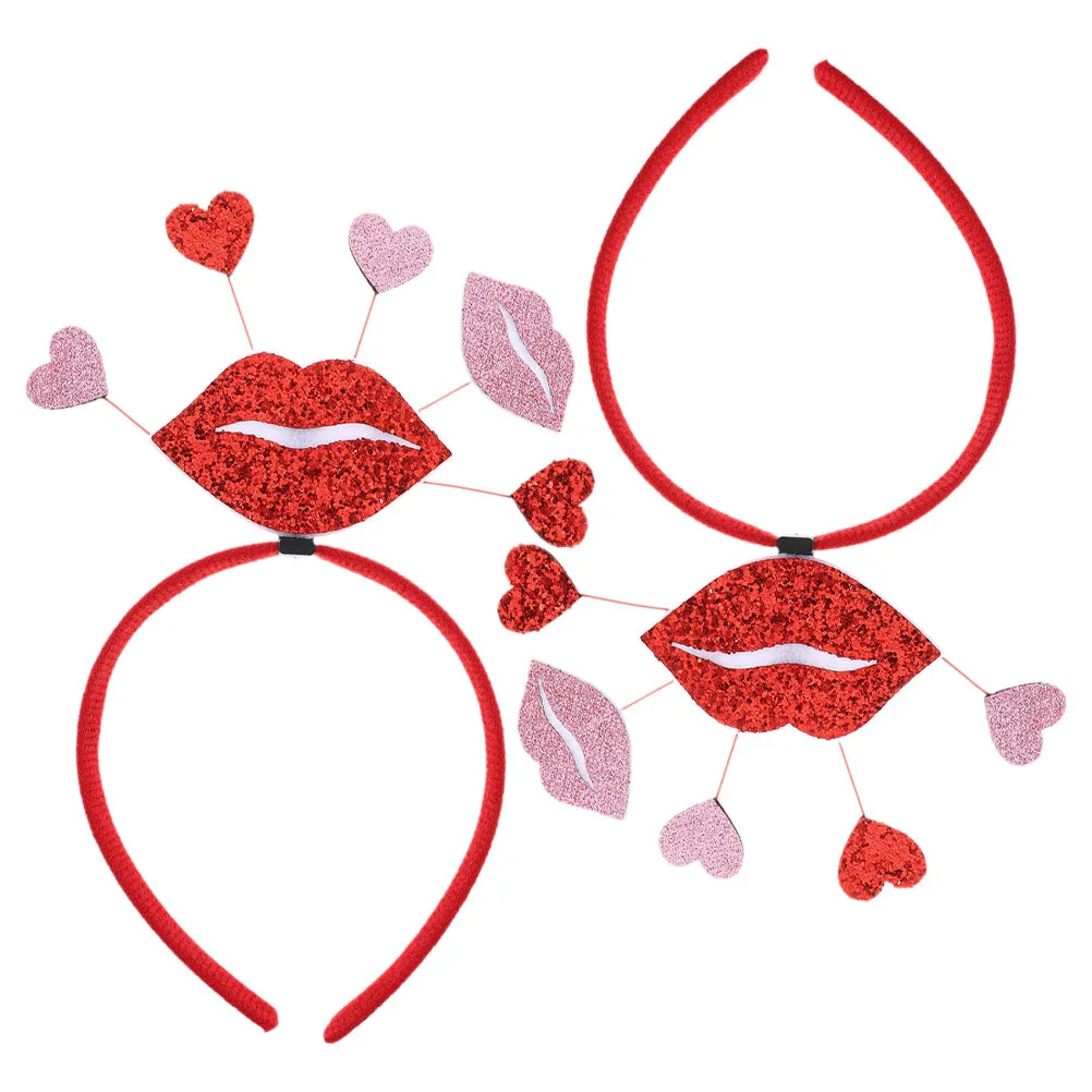2Pcs Heart Shaped Valentine's Day Hairbands Romantic Hair Accessories for Weddings Parties Photoshoots Glitter
2Pcs Heart Shaped Valentine's Day Hairbands Romantic Hair Accessories for Weddings Parties Photoshoots Glitter