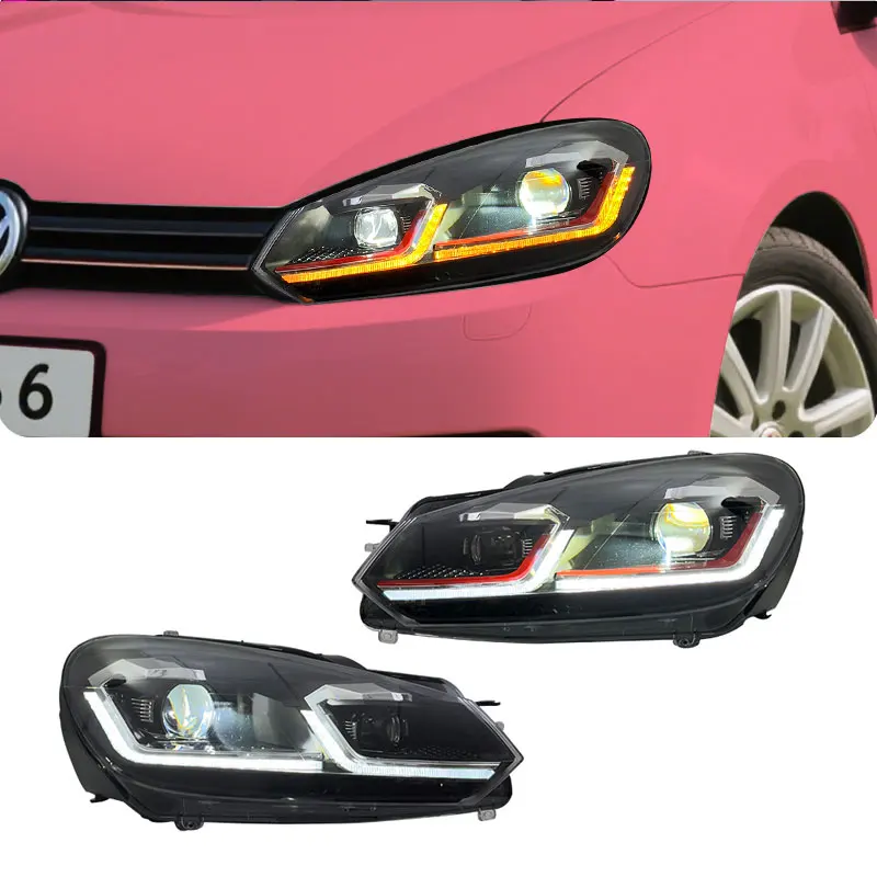 Suitable for Volkswagen Golf 6 Headlights 2009-2013 LED Upgraded Running Lights Car Accessories Headlights
Suitable for Volkswagen Golf 6 Headlights 2009-2013 LED Upgraded Running Lights Car Accessories Headlights