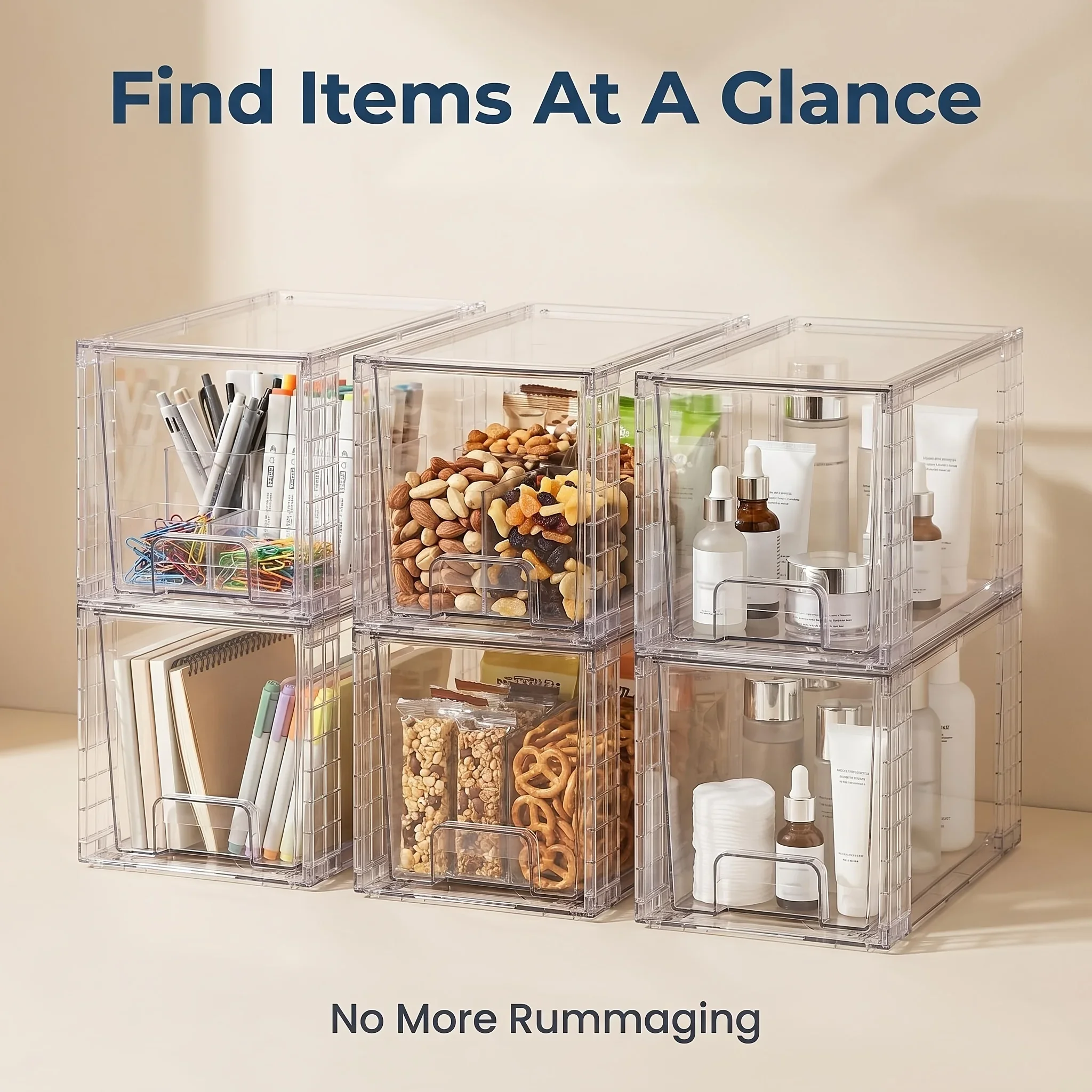 Transparent Acrylic Kitchen Shelf Organizers And Storage, Large Stackable Storage Drawers, Desktop Storage Box
Transparent Acrylic Kitchen Shelf Organizers And Storage, Large Stackable Storage Drawers, Desktop Storage Box