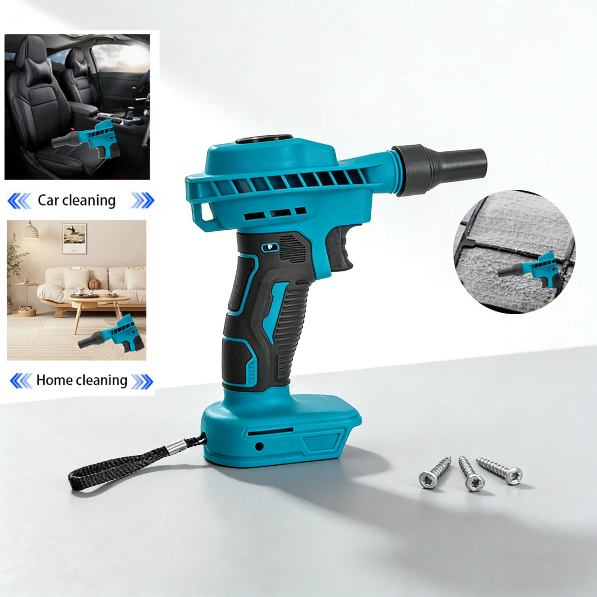 Аккумуляторный воздуходув-пылесборник 2-в-1 с высокой скоростью вращения, перезаряжаемый, для батарей Makita
Аккумуляторный воздуходув-пылесборник 2-в-1 с высокой скоростью вращения, перезаряжаемый, для батарей Makita