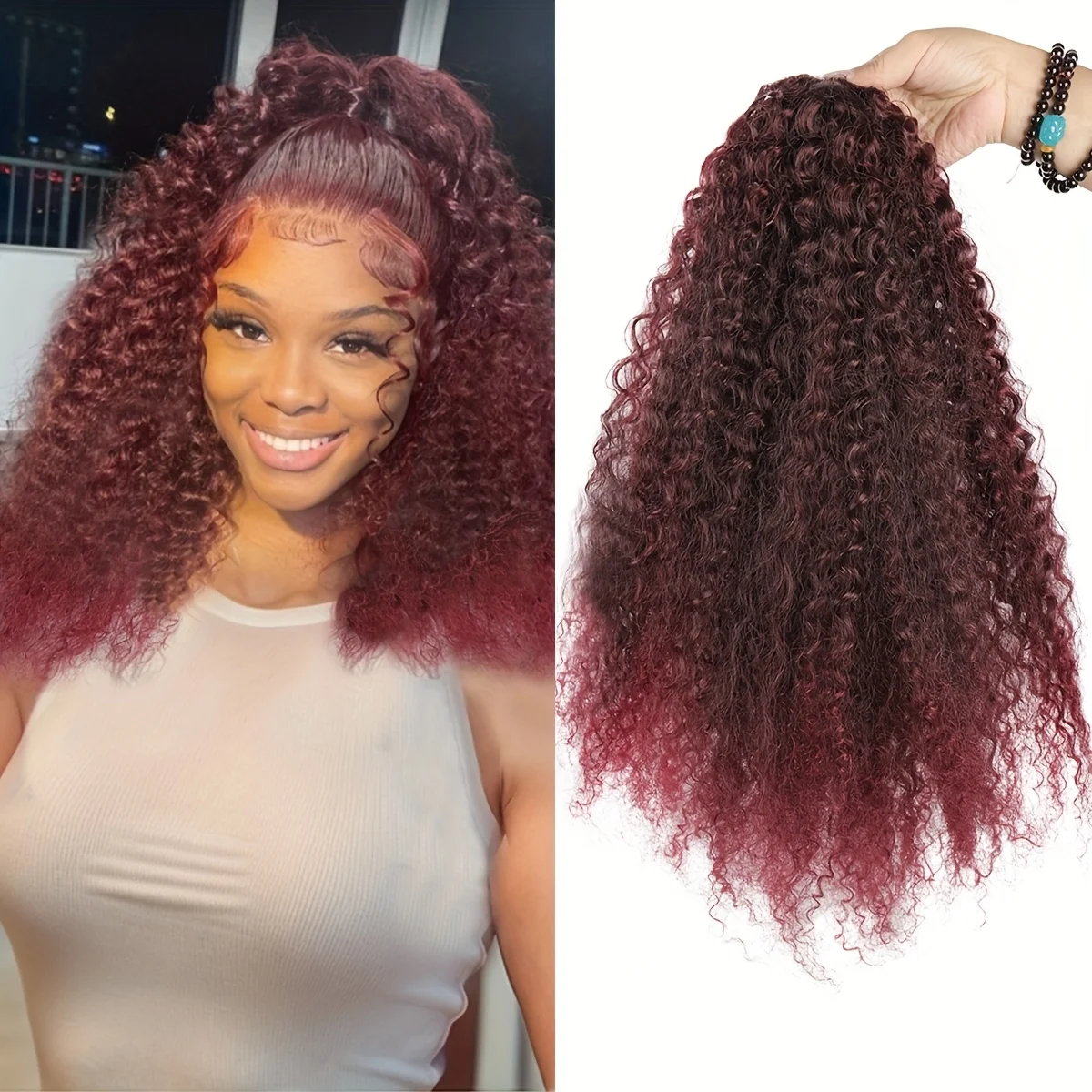 Ponytail Extension for Women Curly Drawstring Ponytail Afro Kinky Curly Clip in Ponytail Synthetic Soft Fluffy Ponytail for
Ponytail Extension for Women Curly Drawstring Ponytail Afro Kinky Curly Clip in Ponytail Synthetic Soft Fluffy Ponytail for