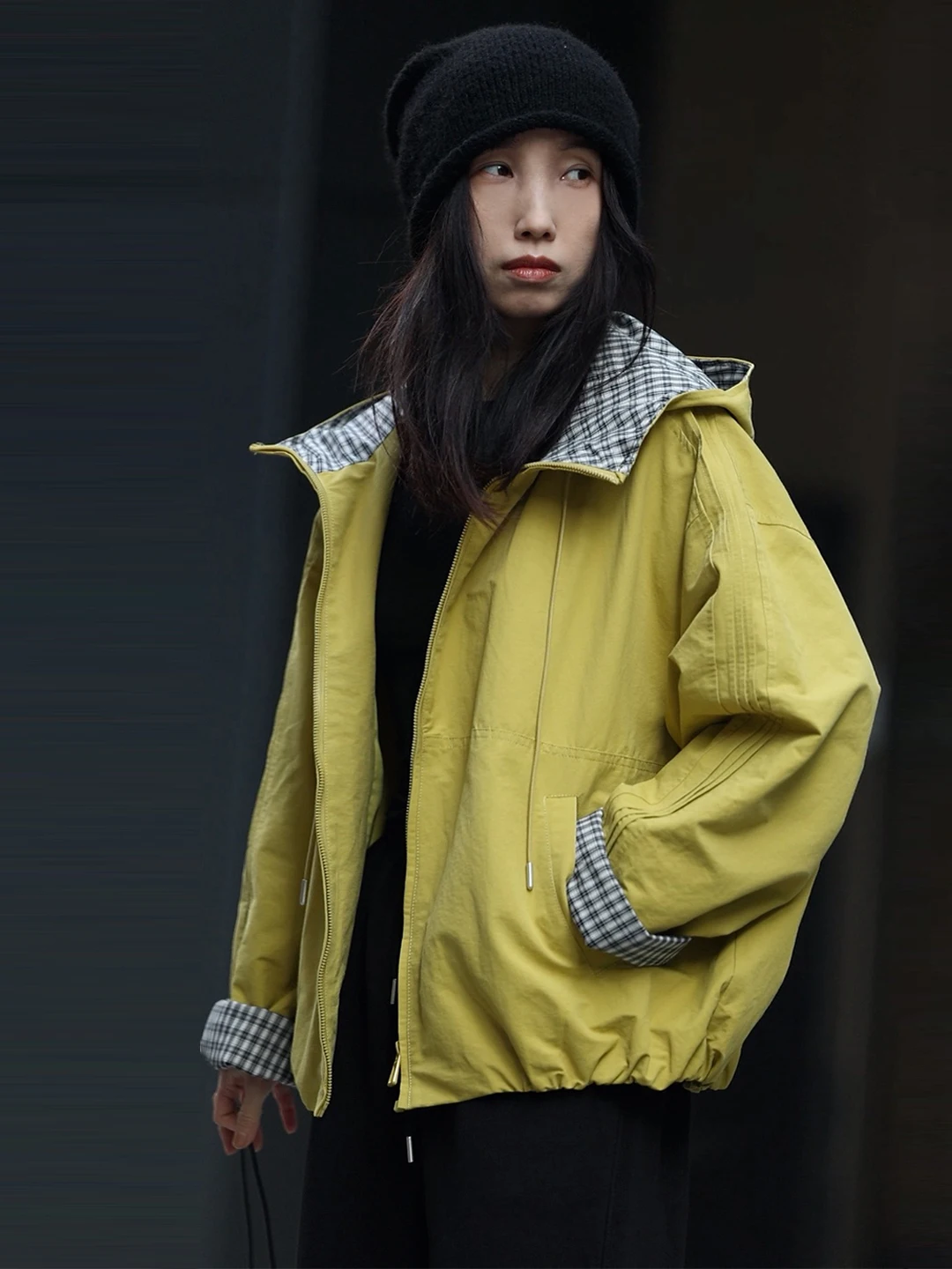 Cool Casual Yellow Coat Jaet Women's Loose Fit ort Sle Spring Autumn Nylon Cotton Blend Windproof Water Resistant
Cool Casual Yellow Coat Jaet Women's Loose Fit ort Sle Spring Autumn Nylon Cotton Blend Windproof Water Resistant