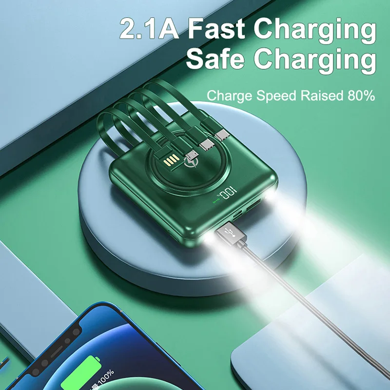 20000mAh Mini Wireless Power Bank Built in Cable Portable Charger Powerbank for iPhone 16 15 Samsung S25 Huawei Xiaomi Poverbank 
20000mAh Mini Wireless Power Bank Built in Cable Portable Charger Powerbank for iPhone 16 15 Samsung S25 Huawei Xiaomi Poverbank