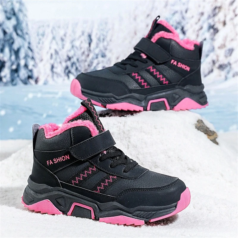 Winter Girls Sneakers Fashion Plush Warm Non-slip Childrens Hiking Boots Luxury Design Outdoor School High Top Boys Casual Shoes
Winter Girls Sneakers Fashion Plush Warm Non-slip Childrens Hiking Boots Luxury Design Outdoor School High Top Boys Casual Shoes