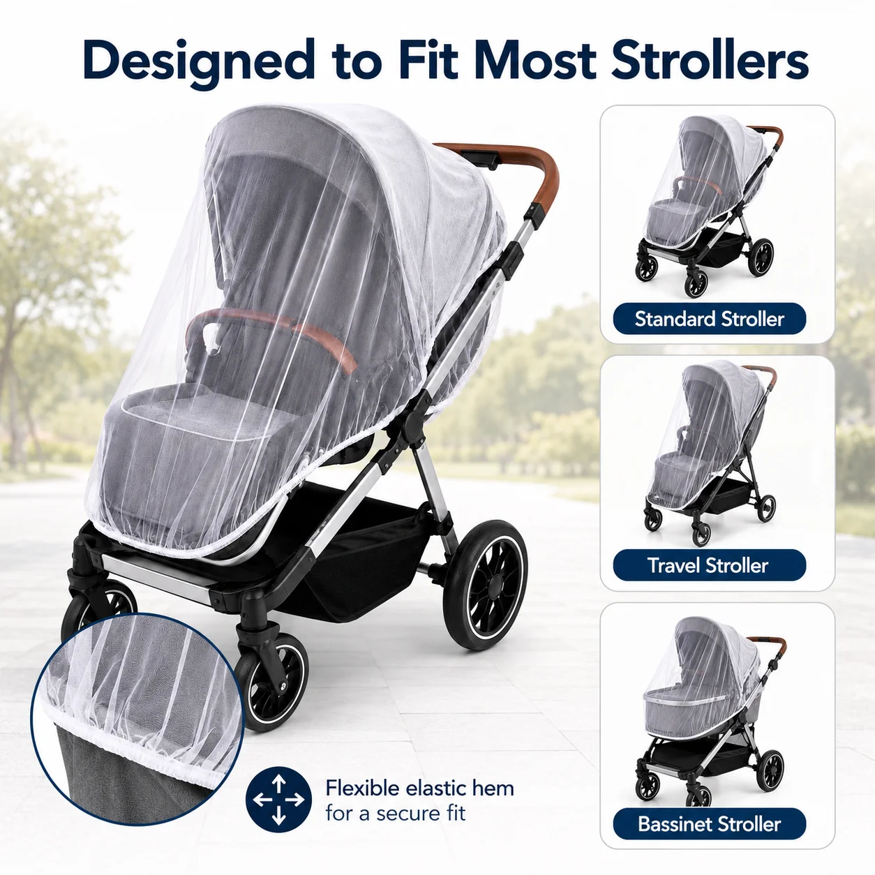 Baby Stroller Fine Mesh Full Cover Mosquito Net, Dust & Insect Protection, Foldable Storage, Summer Outdoor Essential
Baby Stroller Fine Mesh Full Cover Mosquito Net, Dust & Insect Protection, Foldable Storage, Summer Outdoor Essential