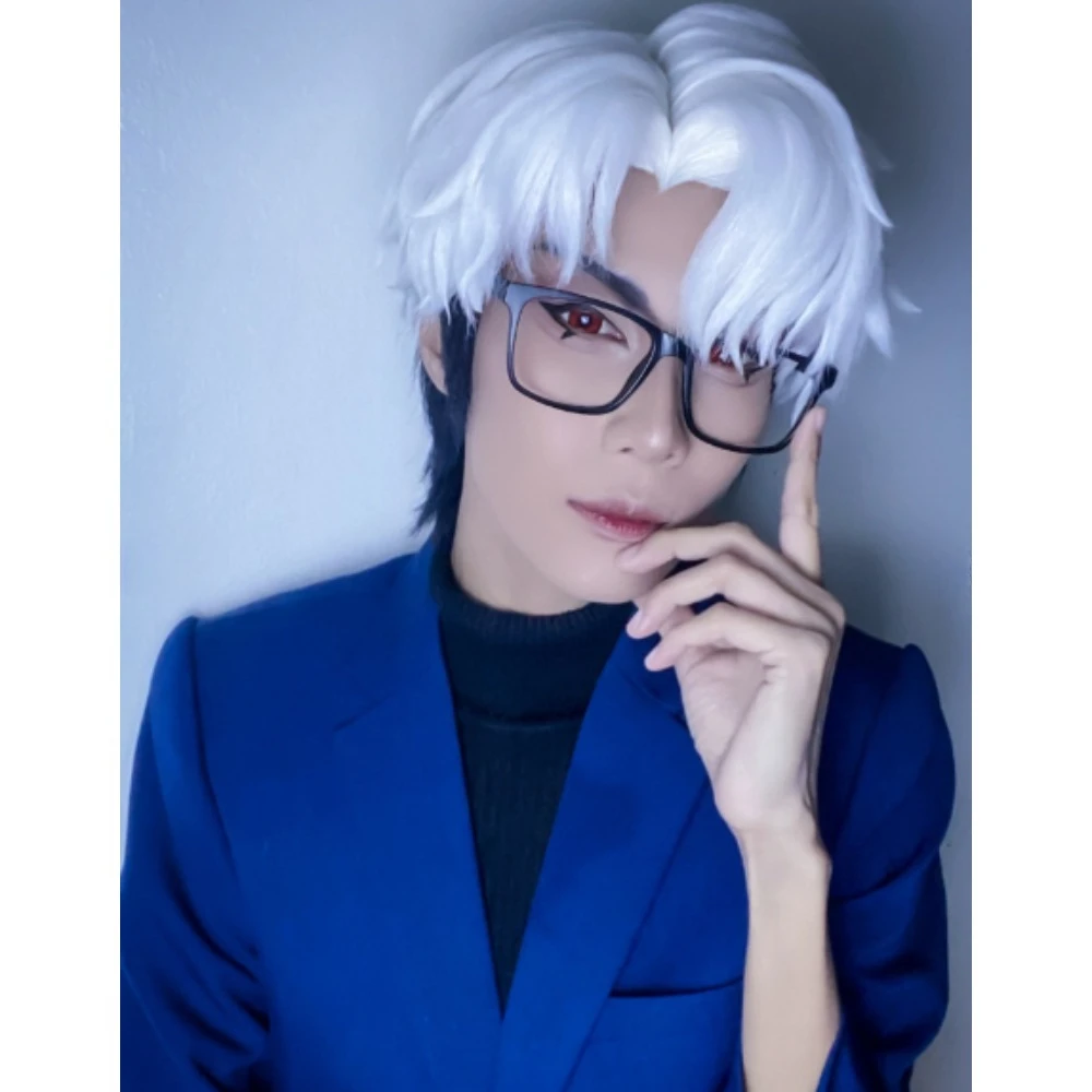 Heat Resistant Cosplay Wigs Eunho Synthetic Wig Anime cosplay wig 40cm Silver-white and black Fluffy Wig
Heat Resistant Cosplay Wigs Eunho Synthetic Wig Anime cosplay wig 40cm Silver-white and black Fluffy Wig