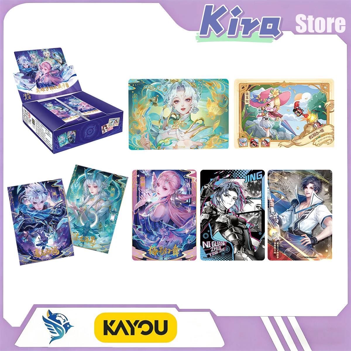 KAYOU Honor Of Kings Heroes In Various Forms Collection Card Fun Camera Bag Game Related Products Toy Gift Cartoon Cards
KAYOU Honor Of Kings Heroes In Various Forms Collection Card Fun Camera Bag Game Related Products Toy Gift Cartoon Cards
