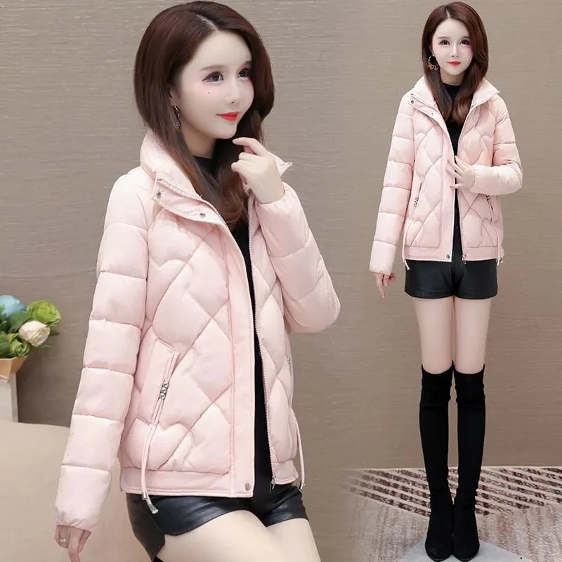 2023 Winter New Cotton-padded Women's Short Thick Bread Clothes Loose and Slim Zipper Long Sleeved Cotton-Padded Jacket Lady
2023 Winter New Cotton-padded Women's Short Thick Bread Clothes Loose and Slim Zipper Long Sleeved Cotton-Padded Jacket Lady