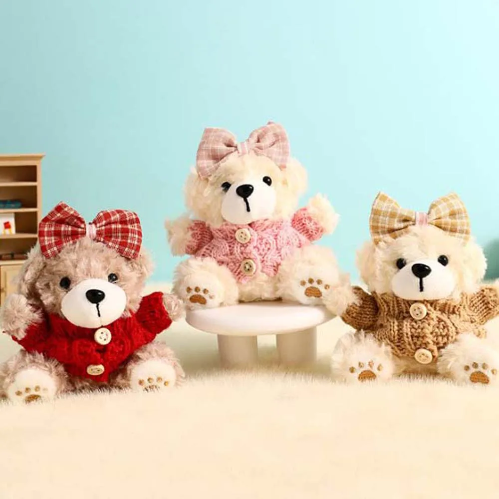 Bow Tie Sweater Doll Clothing Bow Sweater Bear Keychain School Bag Decor Alloy Hanging Rope Plush Bear Key Ring Ornaments
Bow Tie Sweater Doll Clothing Bow Sweater Bear Keychain School Bag Decor Alloy Hanging Rope Plush Bear Key Ring Ornaments