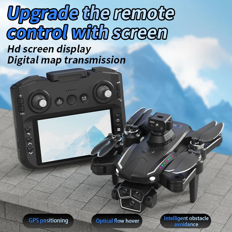 8K Drone RC Quadcopter Professional FPV Drone with 4k Camera Aerial Photography GPS Obstacle Avoidance Foldable Helicopter Toys
8K Drone RC Quadcopter Professional FPV Drone with 4k Camera Aerial Photography GPS Obstacle Avoidance Foldable Helicopter Toys