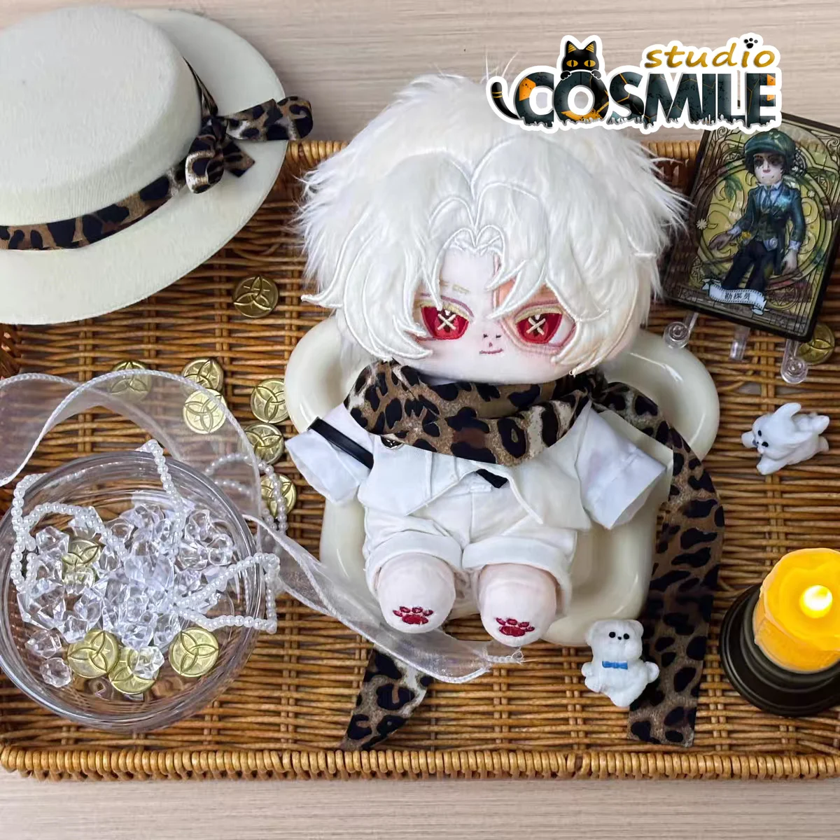 Original Identity V Survivor Prospector Norton Campbell Button Eyes Stuffed Plushie Plush 20cm Doll Body Skeleton Toy Gift
Original Identity V Survivor Prospector Norton Campbell Button Eyes Stuffed Plushie Plush 20cm Doll Body Skeleton Toy Gift