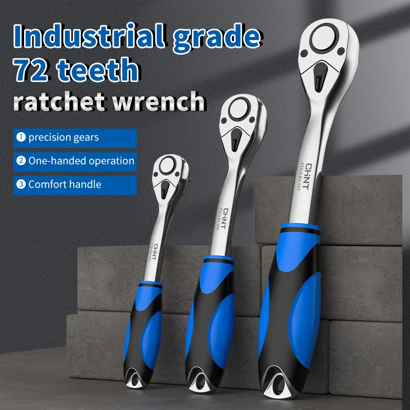 Промышленный набор инструментов для авторемонта: быстрозажимной трещоточный ключ из цинкового сплава на 72 зуба, высокомоментный, с 3 размерами торцевых головок
Промышленный набор инструментов для авторемонта: быстрозажимной трещоточный ключ из цинкового сплава на 72 зуба, высокомоментный, с 3 размерами торцевых головок