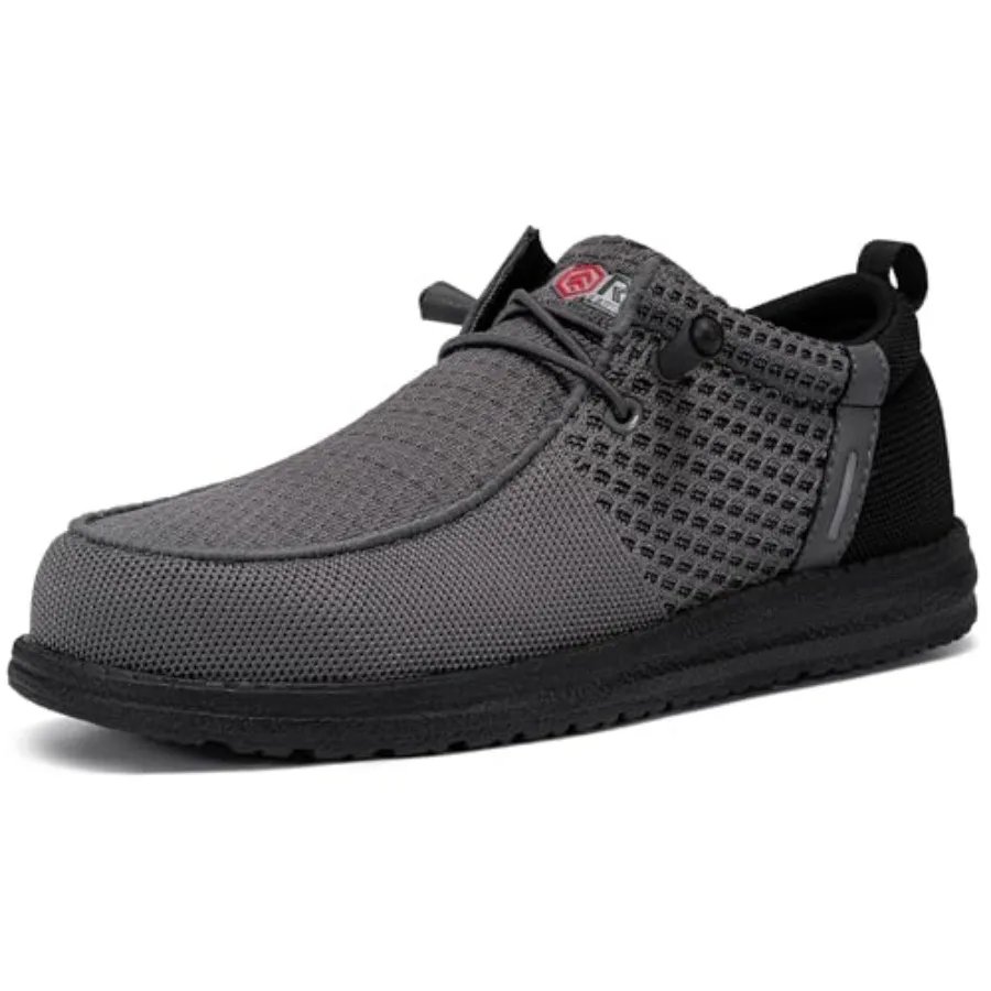 Slip On Steel Toe Shoes Men Lightweight Comfortable Lounging Walking Sneakers Steel Toe Loafers
Slip On Steel Toe Shoes Men Lightweight Comfortable Lounging Walking Sneakers Steel Toe Loafers