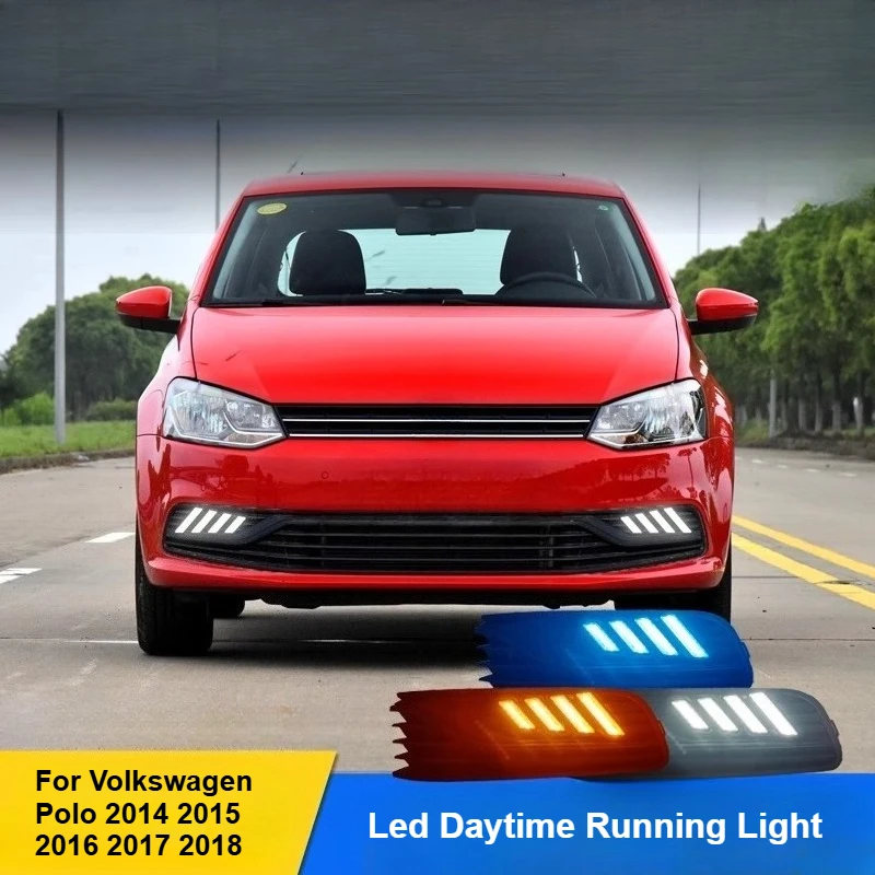Светодиодные дневные ходовые огни для Volkswagen Polo 2014 2015 2016 2017 2018, передние противотуманные фары Dymanic, аксессуары для указателей поворота
Светодиодные дневные ходовые огни для Volkswagen Polo 2014 2015 2016 2017 2018, передние противотуманные фары Dymanic, аксессуары для указателей поворота