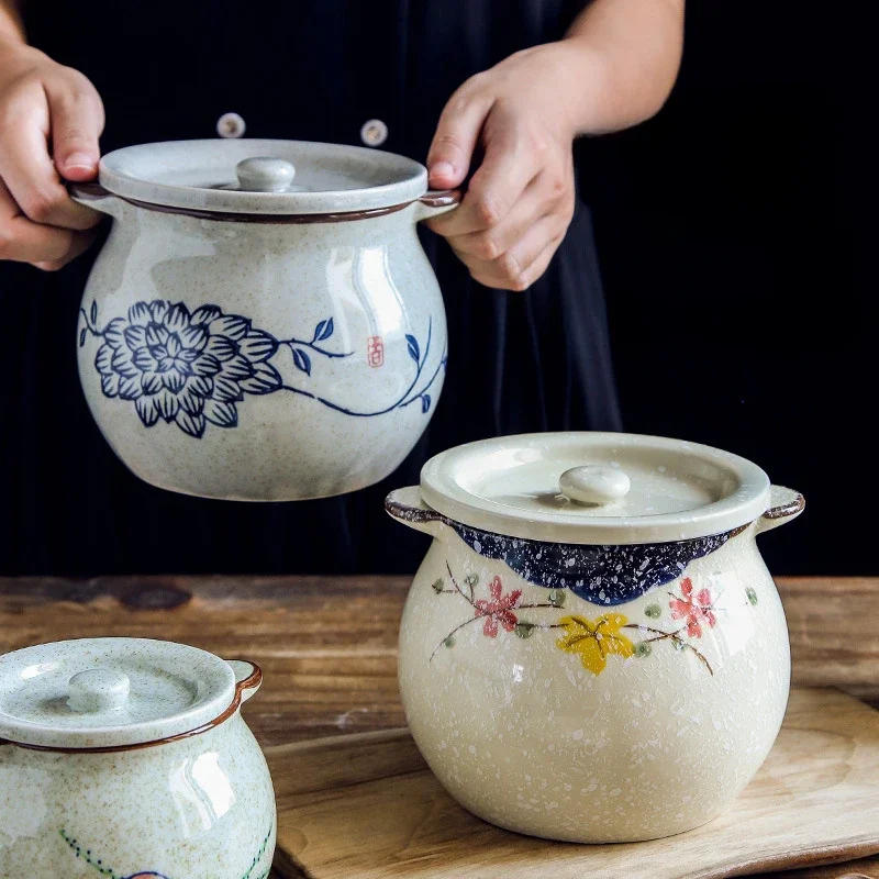 Household Ceramic High-temperature Oil Tank Salt Pot Seasoning Pot Kitchen Chili Oil Seasoning Can Sugar Can Storage Containers
Household Ceramic High-temperature Oil Tank Salt Pot Seasoning Pot Kitchen Chili Oil Seasoning Can Sugar Can Storage Containers