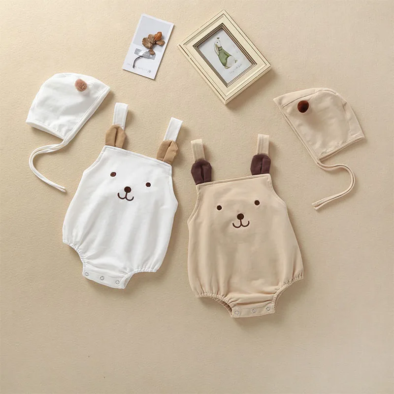 3pcs/Set Spring and Autumn Baby Children's Suits Cotton Bibs Jumpsuits Boys and Girls Baby Cute Bear Sleeveless Romper Free Hat
3pcs/Set Spring and Autumn Baby Children's Suits Cotton Bibs Jumpsuits Boys and Girls Baby Cute Bear Sleeveless Romper Free Hat