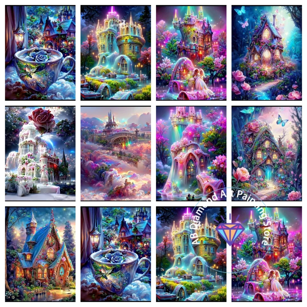 Dreamy Castle Landscape AB Diamond Painting Kit Square Round Diamond 5D DIY Mosaic Handmade Art Adult Exquisite Gift Home Decor
Dreamy Castle Landscape AB Diamond Painting Kit Square Round Diamond 5D DIY Mosaic Handmade Art Adult Exquisite Gift Home Decor