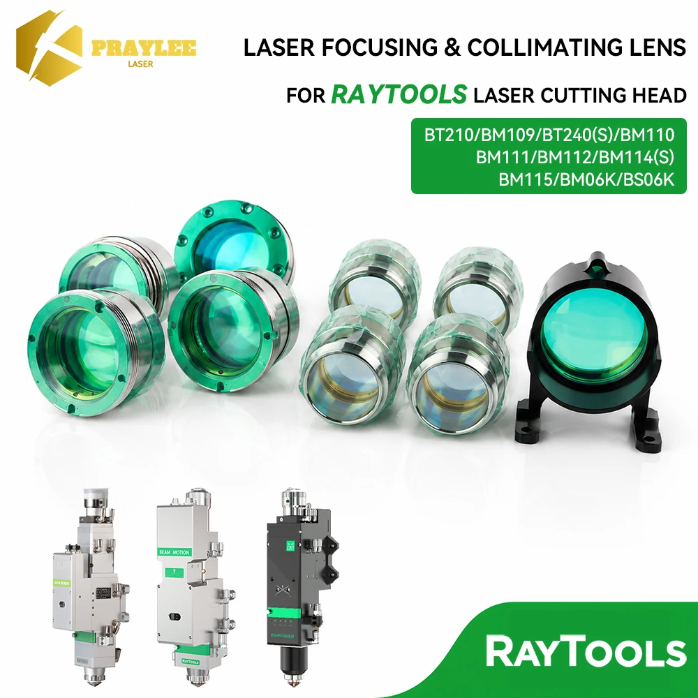 Raytools Laser Focusing Lens with Holder Laser Collimating D28 D30 D37 for Raytools BT240 BM110 BM111 Laser Cutting Head
Raytools Laser Focusing Lens with Holder Laser Collimating D28 D30 D37 for Raytools BT240 BM110 BM111 Laser Cutting Head