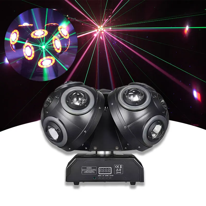 Universe No.3 180W RGBW Laser Moving Head Light With LED Ring DMX512 Control Stage Lighting For Disco DJ Party Wedding Bar
Universe No.3 180W RGBW Laser Moving Head Light With LED Ring DMX512 Control Stage Lighting For Disco DJ Party Wedding Bar