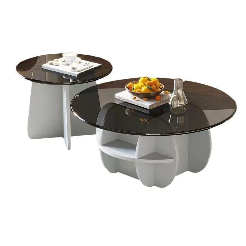 round glass coffee table Nordic light luxury modern simple small apartment round Internet celebrity creative
round glass coffee table Nordic light luxury modern simple small apartment round Internet celebrity creative