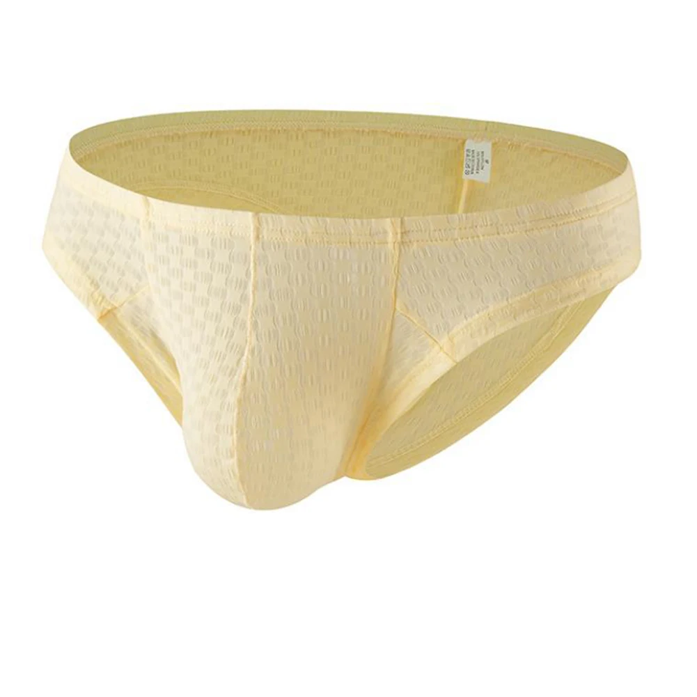 Solid Color Men Mesh Grid Briefs Panties Comfortable Elastic Low Waist Bulge Pouch Causal Fitness Underwear
Solid Color Men Mesh Grid Briefs Panties Comfortable Elastic Low Waist Bulge Pouch Causal Fitness Underwear