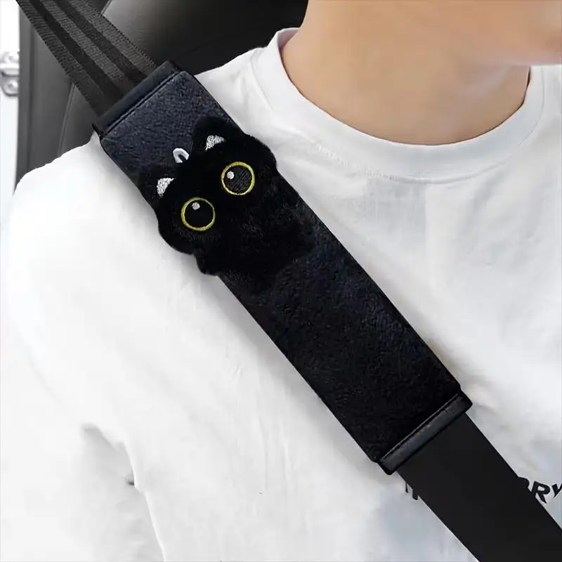 Plush Black Cat Car Seatbelt Shoulder Pad for Men Women Kids Soft Comfortable Strap Cover for Vehicle Interior Upgrade
Plush Black Cat Car Seatbelt Shoulder Pad for Men Women Kids Soft Comfortable Strap Cover for Vehicle Interior Upgrade