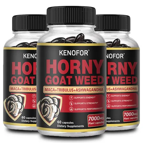 Complément de force pour hommes - avec Maca + Tribulus + Ashwagandha pour soutenir l'énergie, la force et l'endurance