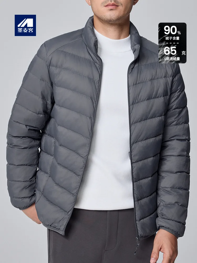 Momoker men's stand collar lightweight down jacket men's 2024 winter new simple solid color men's jacket
Momoker men's stand collar lightweight down jacket men's 2024 winter new simple solid color men's jacket