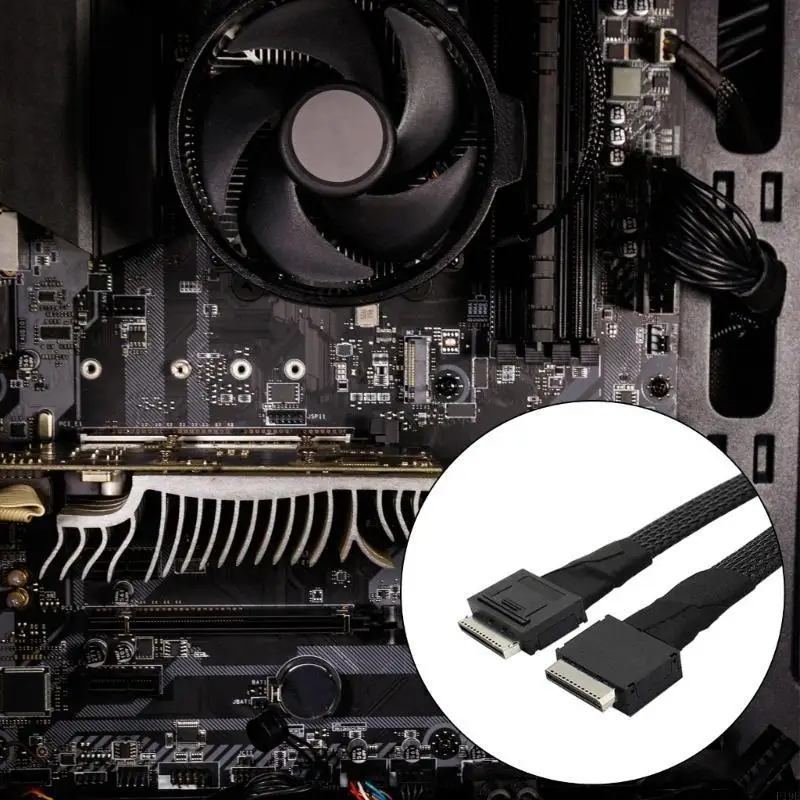 SFF-8611 Cable PCIe SFF-8611 8I Male to SFF-8611 Male Data Extension Cable 50cm/100CM for External Graphics Card F19E
SFF-8611 Cable PCIe SFF-8611 8I Male to SFF-8611 Male Data Extension Cable 50cm/100CM for External Graphics Card F19E