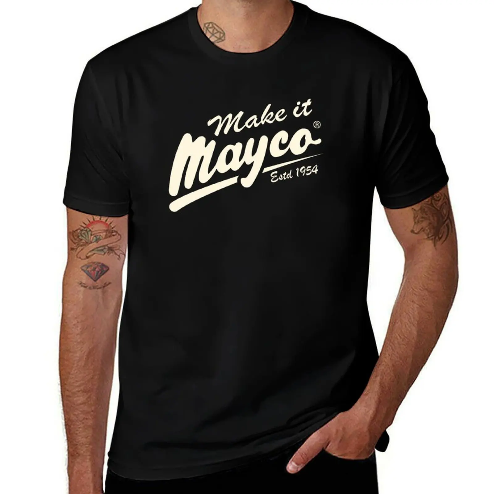 Make shirts cotton t-shirt Vintage man package for shirt t plain man graphic 1954 Estd Mayco it humor t black dark funny T-Shirt
Make shirts cotton t-shirt Vintage man package for shirt t plain man graphic 1954 Estd Mayco it humor t black dark funny T-Shirt