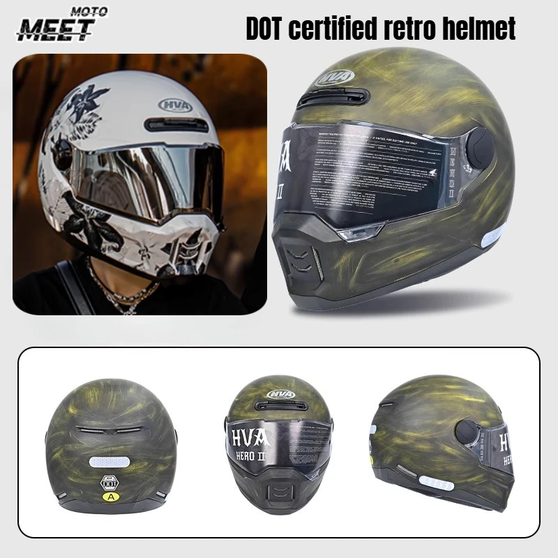 Новое поступление, анфас, Casco, мотошлем, винтажный шлем Chopper, ретро-шлем Capacete De Motocicleta, модульный шлем, одобрение DOT
Новое поступление, анфас, Casco, мотошлем, винтажный шлем Chopper, ретро-шлем Capacete De Motocicleta, модульный шлем, одобрение DOT