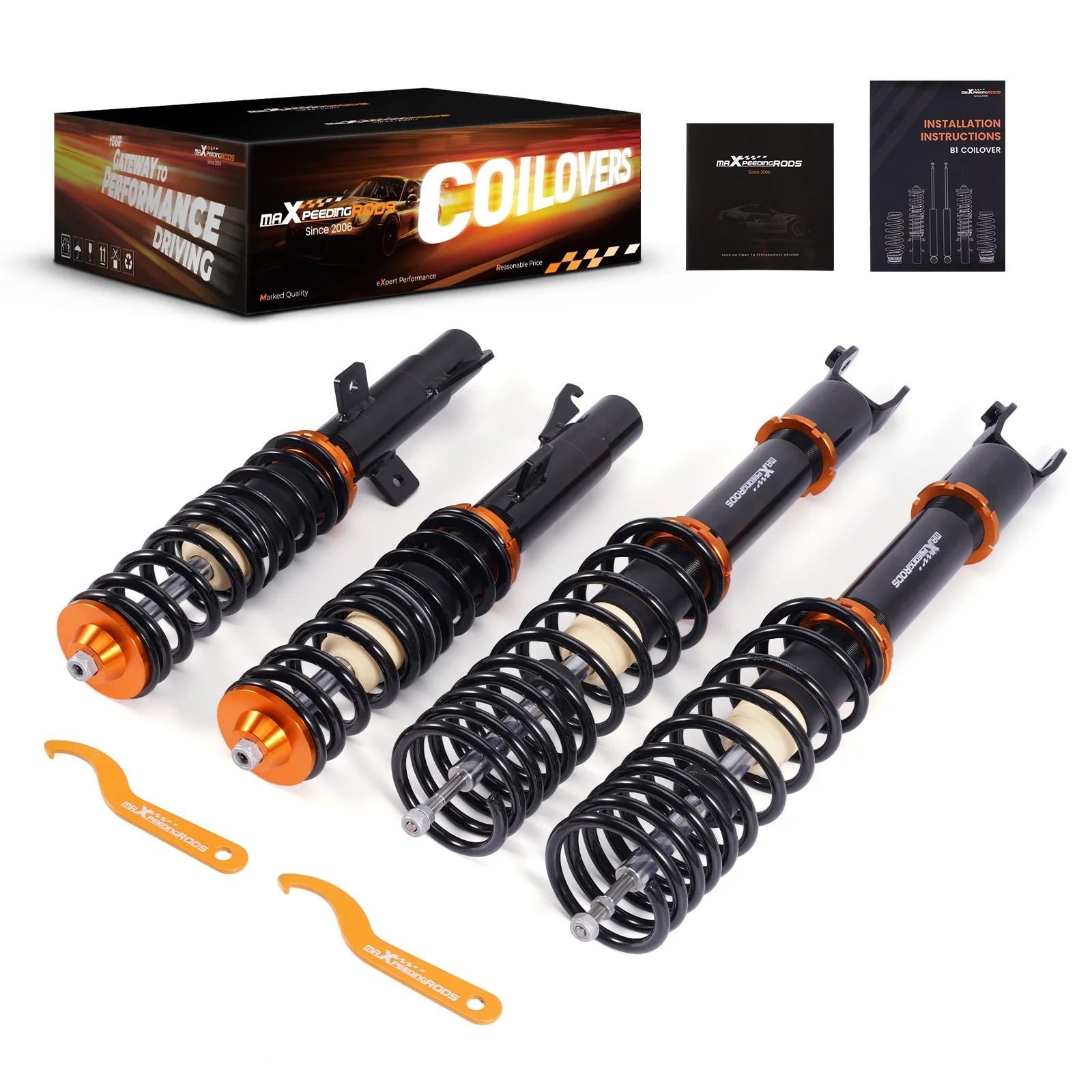 MaXpeedingrods Suspension Parts Front & Rear Coilover for Ford Fiesta IV Puma for Mazda 121 III 1995-1998 Daily Use Shocks
MaXpeedingrods Suspension Parts Front & Rear Coilover for Ford Fiesta IV Puma for Mazda 121 III 1995-1998 Daily Use Shocks