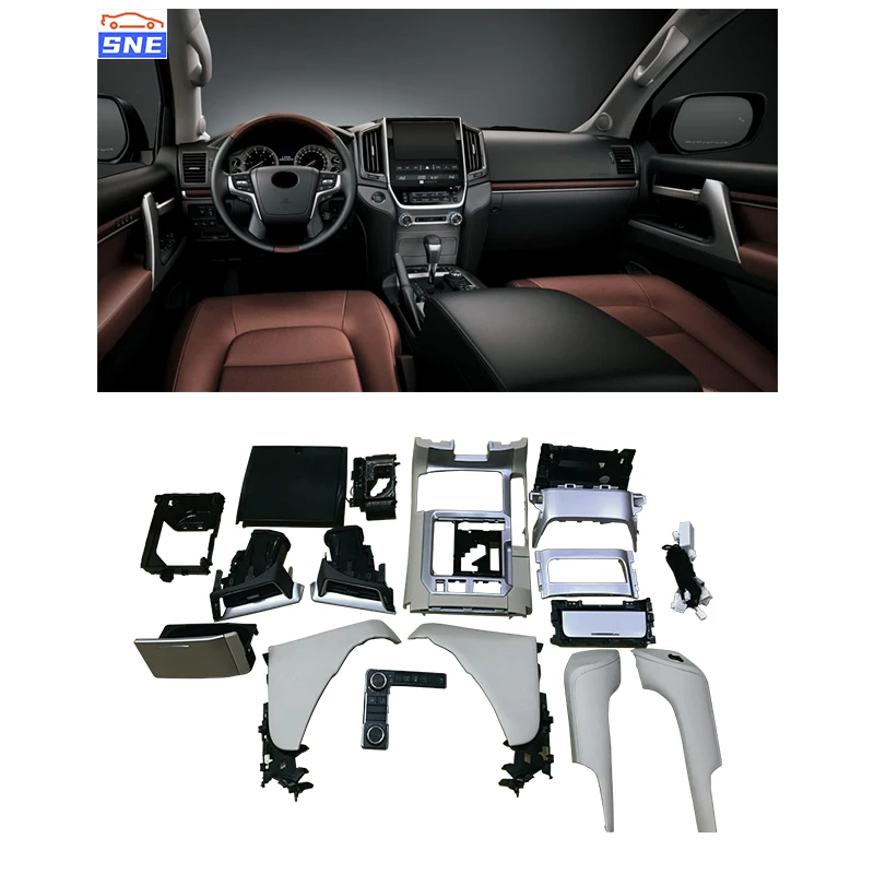 Suitable for Wholesale Factory Price Auto Parts Modified Full Interior Kit Accessories for Landcruizer Lc200 2008 Upgrade to 201
Suitable for Wholesale Factory Price Auto Parts Modified Full Interior Kit Accessories for Landcruizer Lc200 2008 Upgrade to 201