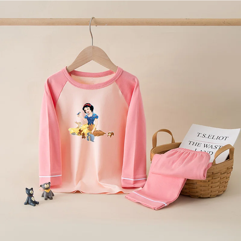 Snow White Princess Kids Boys Girls Pajamas Sets Sleepwear Cartoon Long Sleeve T-Shirt Tops with Pants Spring Autumn Clothes
Snow White Princess Kids Boys Girls Pajamas Sets Sleepwear Cartoon Long Sleeve T-Shirt Tops with Pants Spring Autumn Clothes