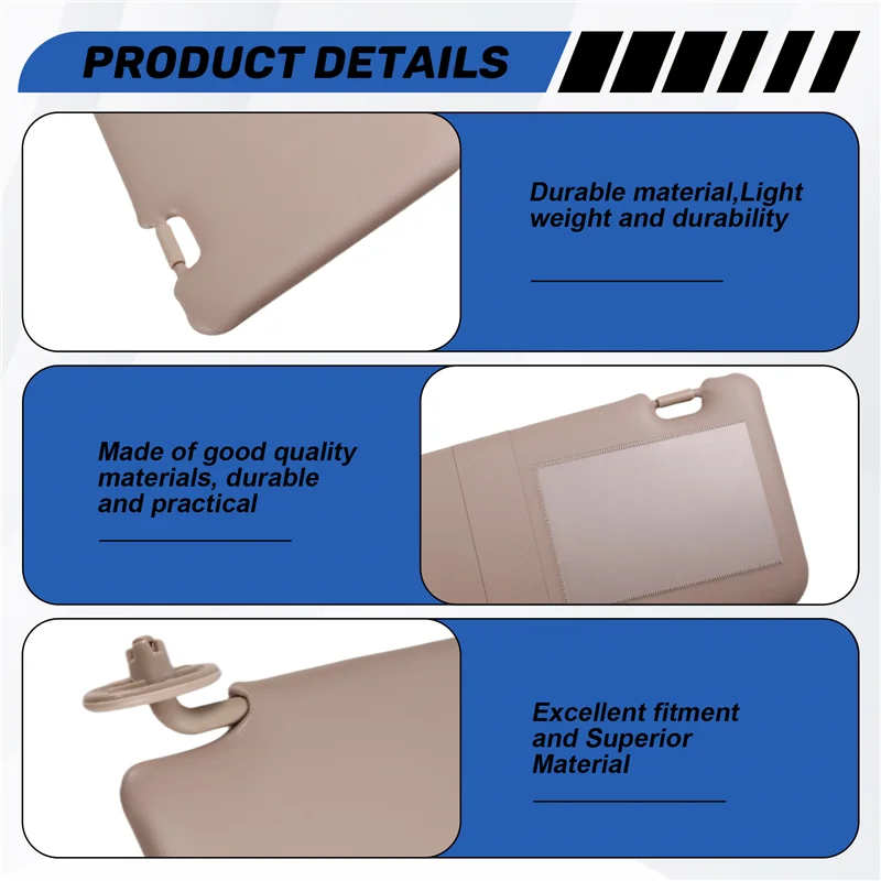A30P-1 Pair Car Inside Sunvisor For Toyota Hilux Revo 2005-2014 Sun Shield Front Sunshade Sun Visor 743200K030 743200K040
A30P-1 Pair Car Inside Sunvisor For Toyota Hilux Revo 2005-2014 Sun Shield Front Sunshade Sun Visor 743200K030 743200K040