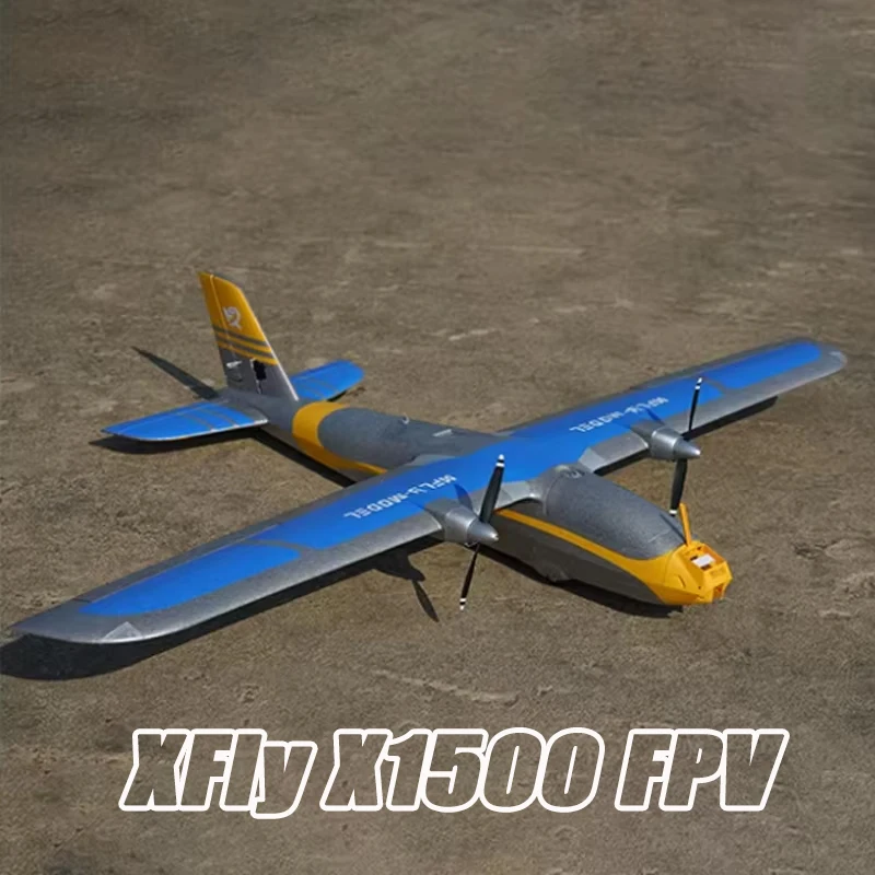 XFly Model X1500 FPV Aircraft Electric Model Aircraft 4CH Double Propeller Fixed Wing Unmanned Aerial Vehicle Long Range X1500
XFly Model X1500 FPV Aircraft Electric Model Aircraft 4CH Double Propeller Fixed Wing Unmanned Aerial Vehicle Long Range X1500