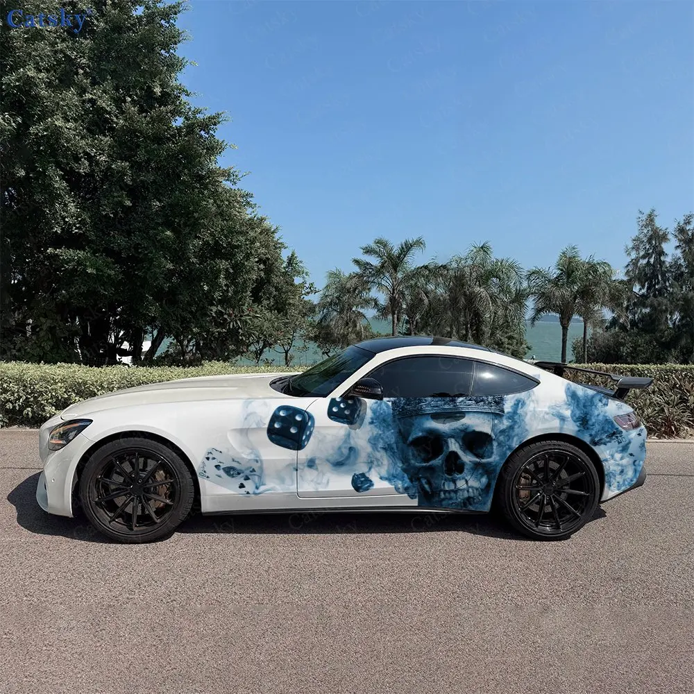 2pcs Dice Card Skeleton Flame Realm, Fade-resistant, Enhance Vehicle Aesthetics With Bold Artistic Design Car Vinyl Wraps
2pcs Dice Card Skeleton Flame Realm, Fade-resistant, Enhance Vehicle Aesthetics With Bold Artistic Design Car Vinyl Wraps
